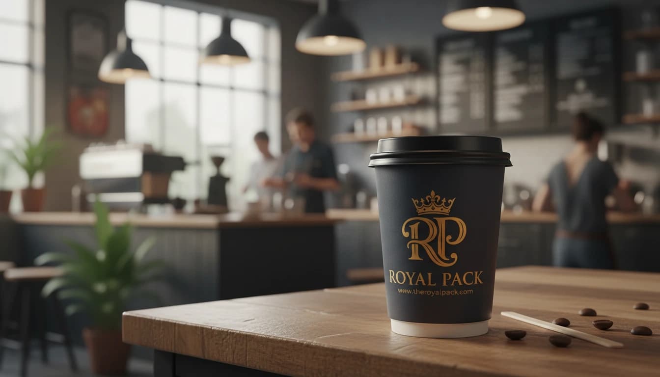 Custom branded paper cups in all sizes